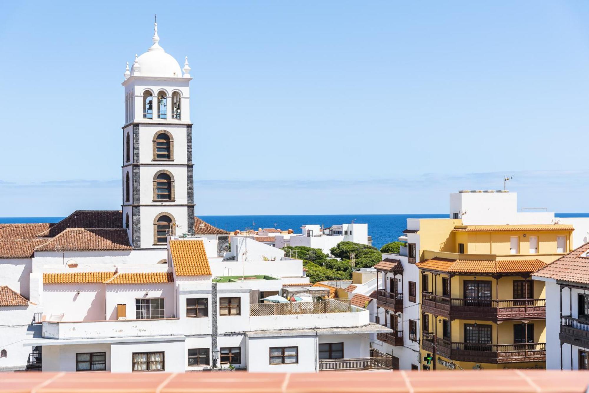 Central Penthouse, Close To The Natural Pools With Big Terrace, Ocean & City View Garachico  Luaran gambar